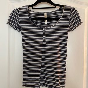 Striped t shirt top